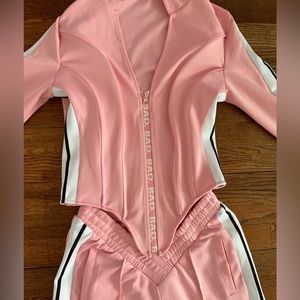 Bad society zip up corset tracksuit